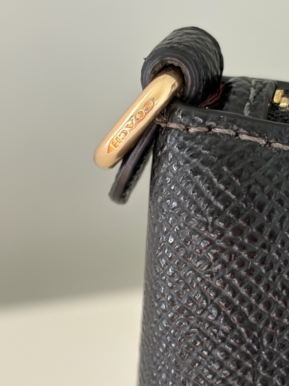 Coach Mini Gallery Tote Bag With Cherry Charm - Picture 12 of 14